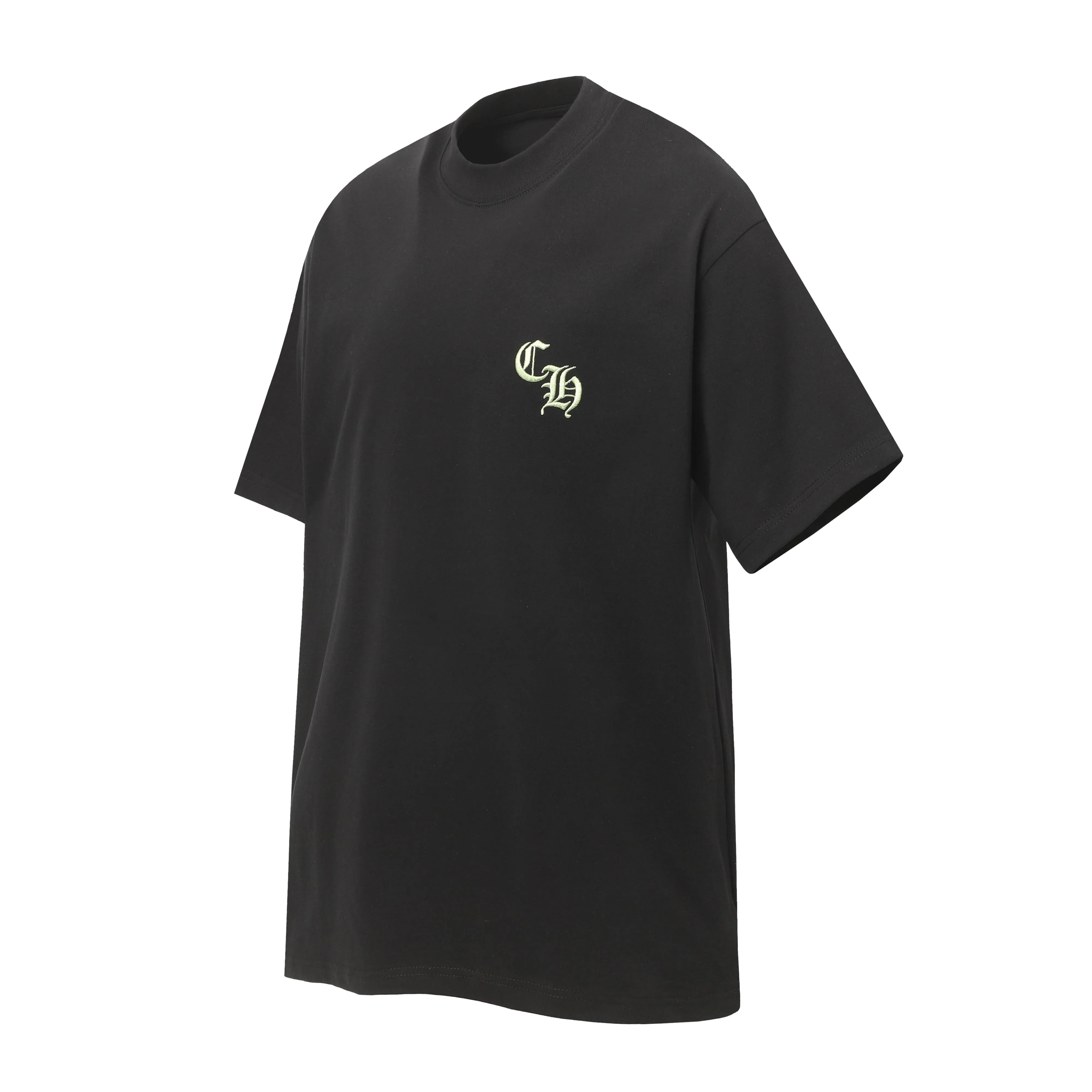 P150 Chrome Hearts CH Chrome Hearts cross leather embroidered short-sleeved T-shirt. Made with imported Tajima machine. The leather is custom-dyed. The hardware accessories are all custom-made. Correctly configured. Black 2025 Chrome Hearts authentic packaging. 280 grams of custom-dyed double-yarn cotton. Large version. Loose and stylish. The difference between low version and slim version is that the upper body stretches the hips. 100% commitment: top quality. Not fast food. The highest version on the market. Top quality - Differentiate from the ordinary versions on the market. If you care about quality, you should also respect the price. Absolutely 0 after-sales service. 0 return rate so far. It’s hard not to love the style - 280g double yarn cotton custom-dyed fabric - Correct high-density main mark, washed tag, hand-sewn